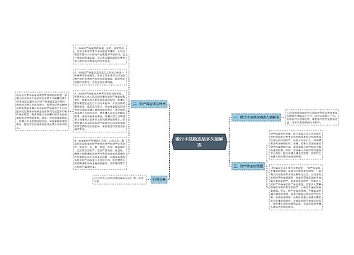 银行卡法院冻结多久能解冻