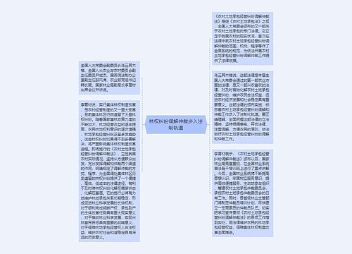 林权纠纷调解仲裁步入法制轨道