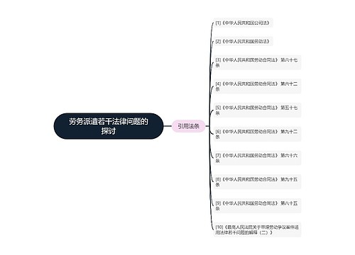 劳务派遣若干法律问题的探讨