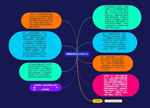 婚姻更理性 审判更公正