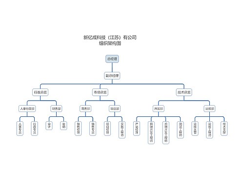 新亿成科技（江苏）有公司组织架构图