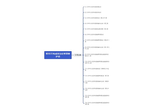 曾XX不构成非法经营罪辩护词