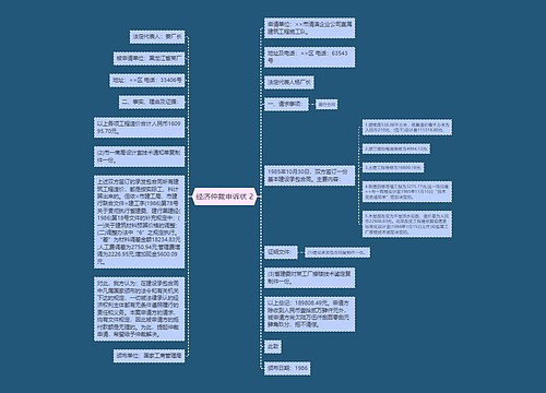 经济仲裁申诉状 2