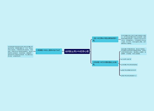 如何防止青少年犯罪心理