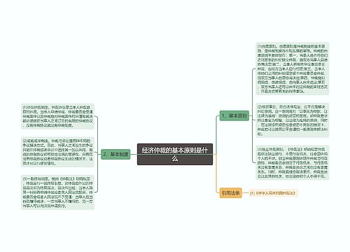 经济仲裁的基本原则是什么