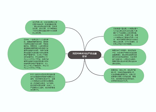 我国将修改刑法严惩金融犯罪