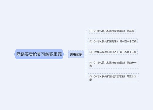 网络买卖枪支可触犯重罪