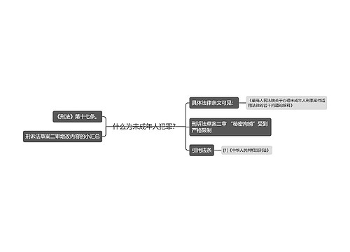 什么为未成年人犯罪？