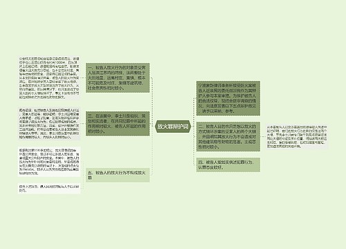 放火罪辩护词