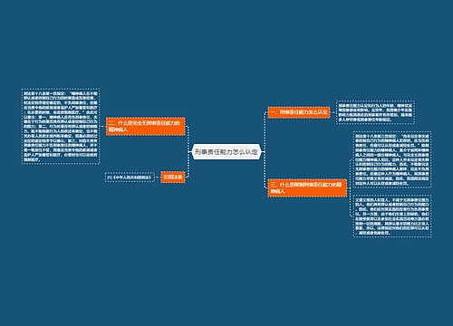 刑事责任能力怎么认定