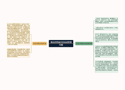 毒品犯罪案件的地域管辖问题