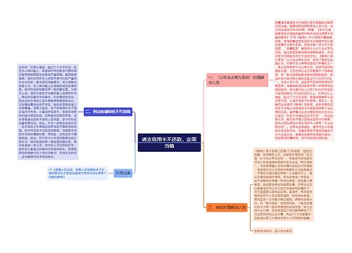 透支信用卡不还款，定罪当慎