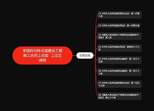 李国标与林云斌建设工程施工合同上诉案- 王巡生律师 李国标与林云斌建设工程施工合同上诉案- 王巡生律师