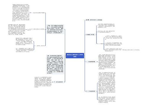 政府办公室科员个人年终总结