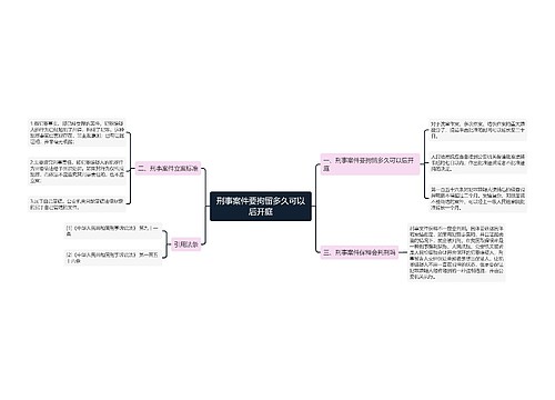 刑事案件要拘留多久可以后开庭