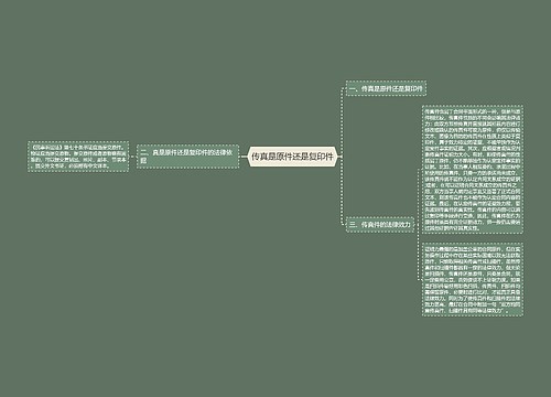 传真是原件还是复印件