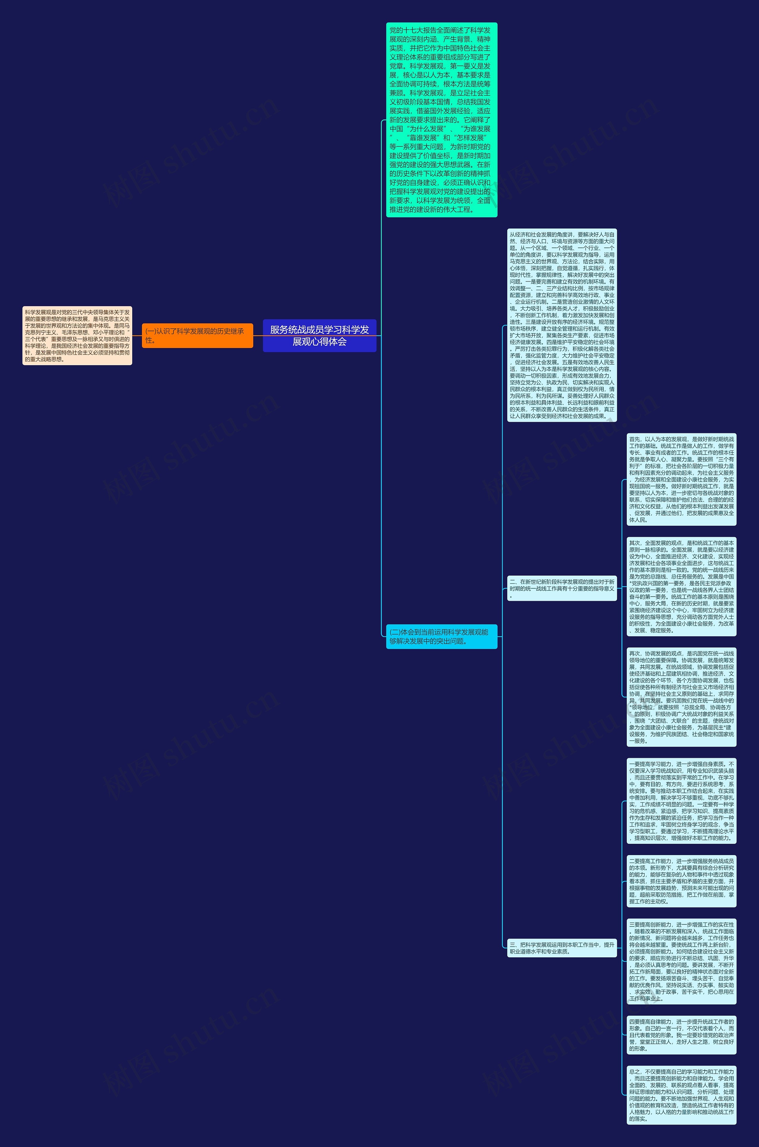 服务统战成员学习科学发展观心得体会