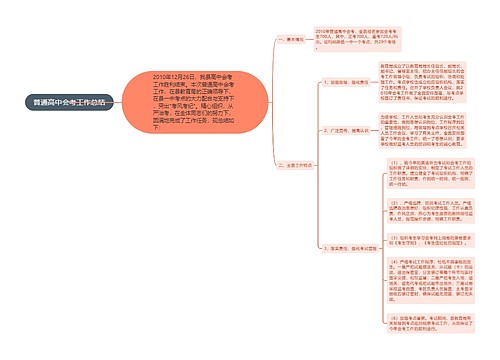 普通高中会考工作总结