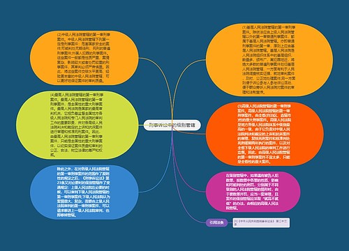 刑事诉讼中的级别管辖