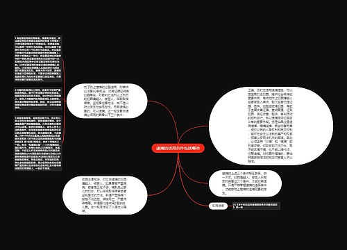 逮捕的适用条件包括哪些