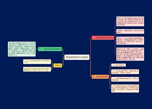 当庭宣判后多久送监狱 当庭宣判后多久送监狱