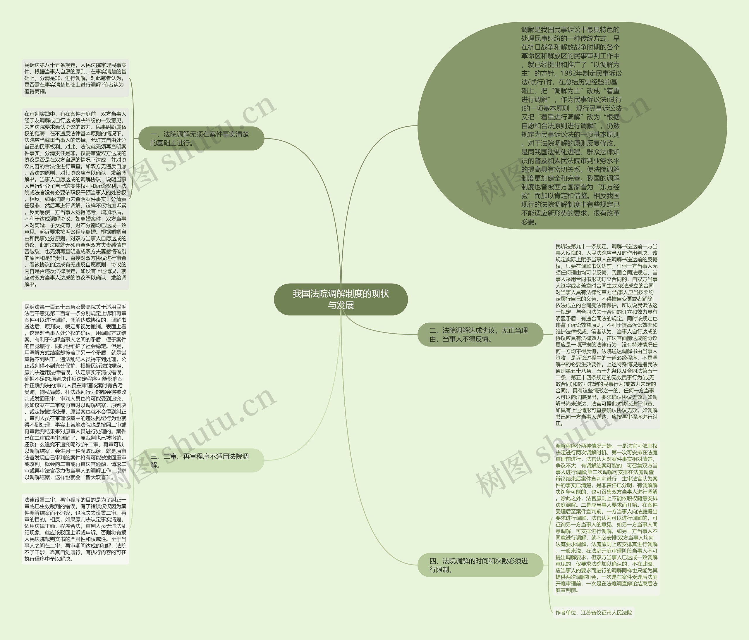 我国法院调解制度的现状与发展 我国法院调解制度的现状与发展