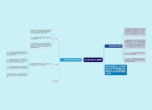 司法鉴定程序名词解释