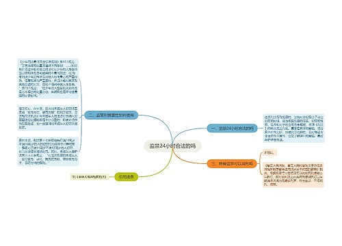 监禁24小时合法的吗