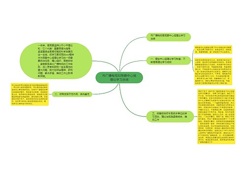 市广播电视局党委中心组理论学习总结