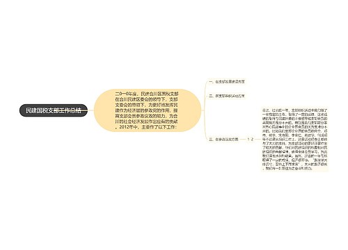 民建国税支部工作总结