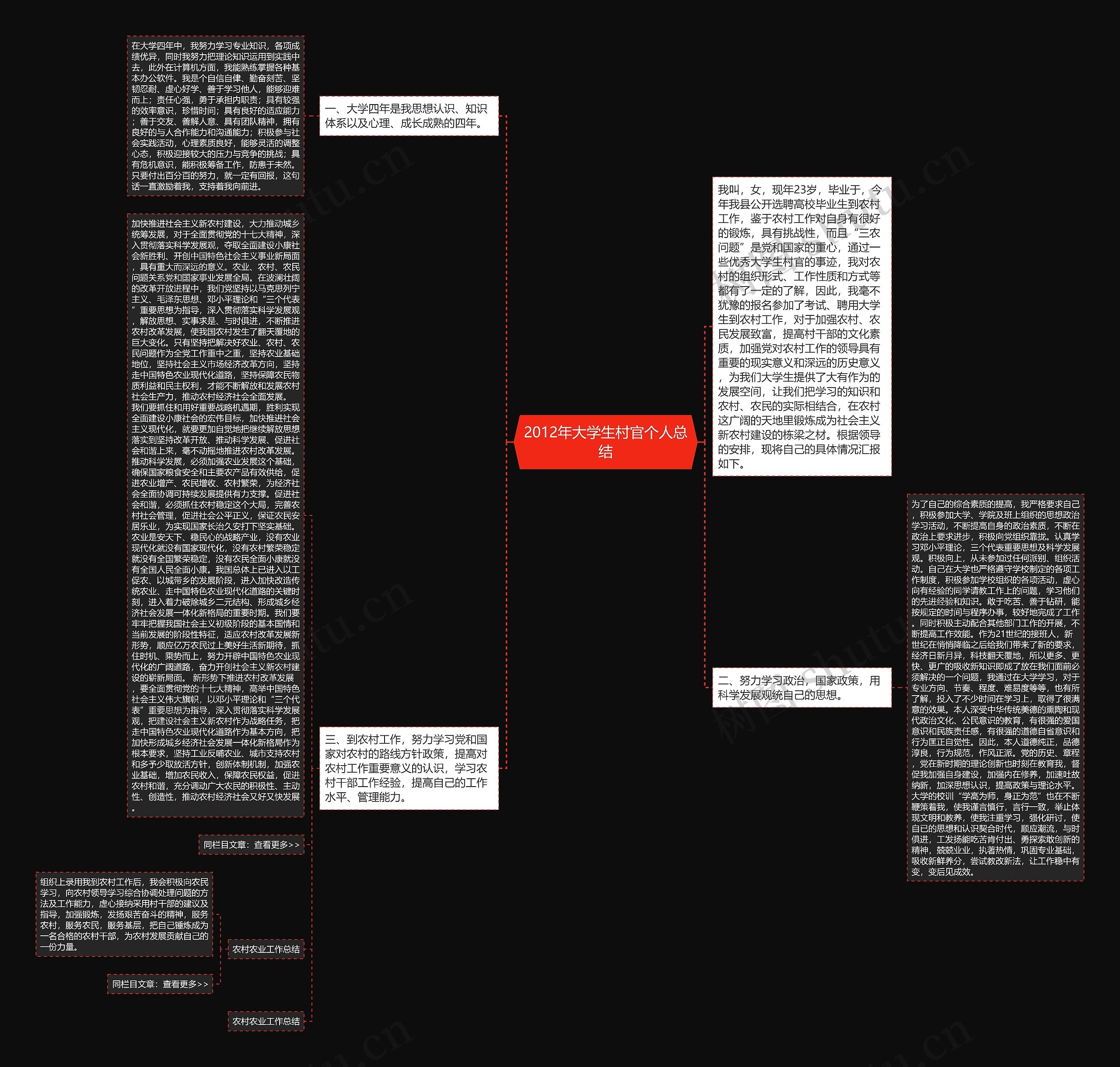 2012年大学生村官个人总结 2012年大学生村官个人总结