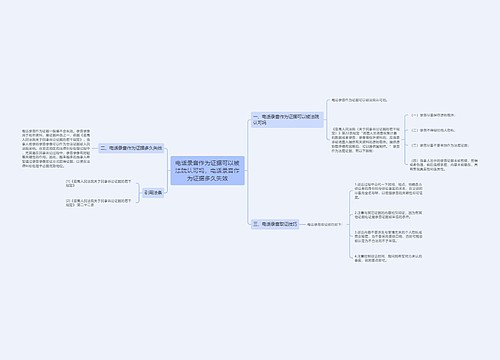 电话录音作为证据可以被法院认可吗，电话录音作为证据多久失效