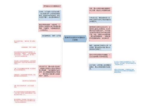 假律师伪造胜诉书强制执行穿帮