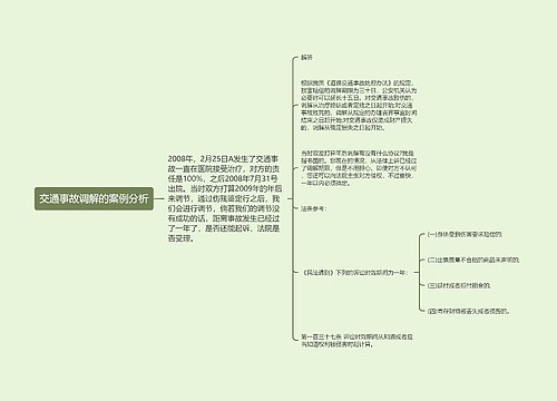 交通事故调解的案例分析