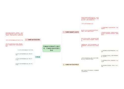 刑事案件受害者可以撤诉吗，刑事案件撤诉后是无罪吗