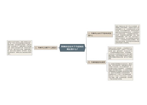 刑事诉讼法关于不起诉的规定是什么?