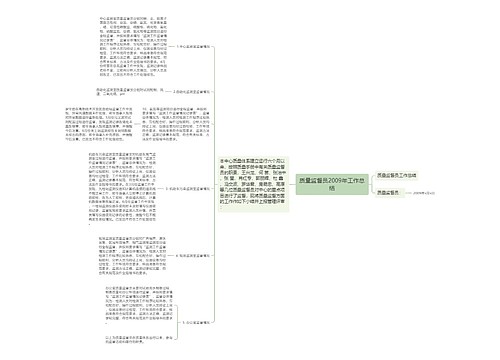 质量监督员2009年工作总结