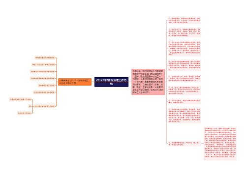 2012年村综合治理工作总结