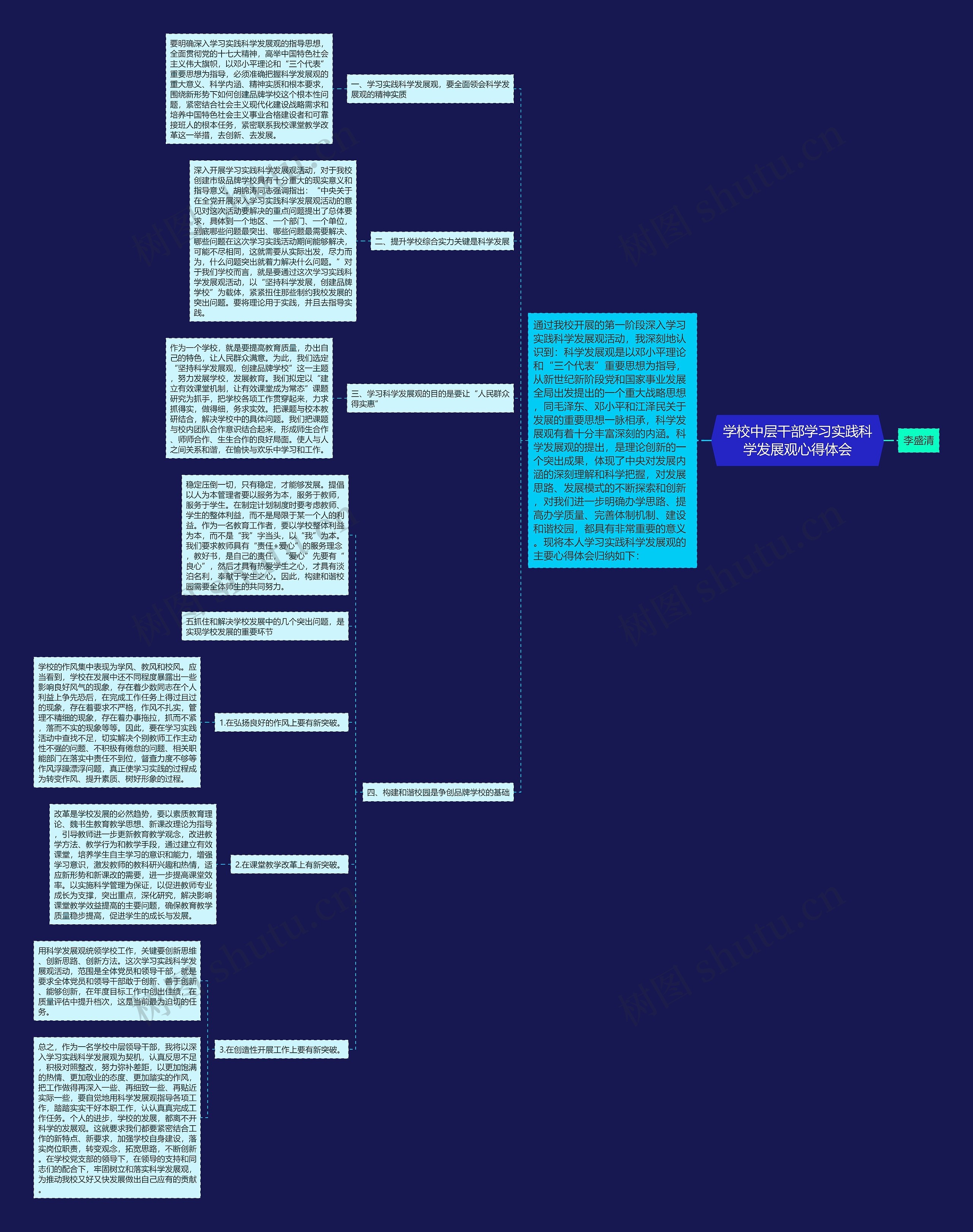 学校中层干部学习实践科学发展观心得体会 学校中层干部学习实践科学发展观心得体会