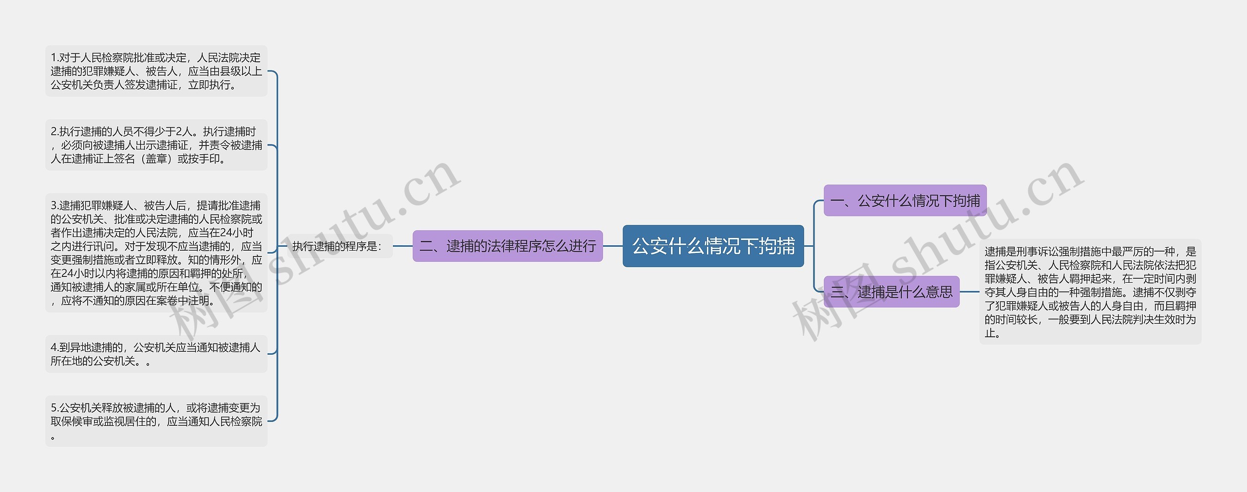 公安什么情况下拘捕