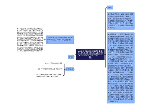 由祖父母实际抚养的儿童可否提起刑事附带民事诉讼