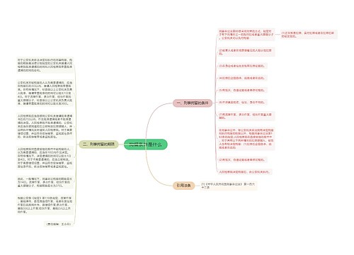 拘留条件是什么