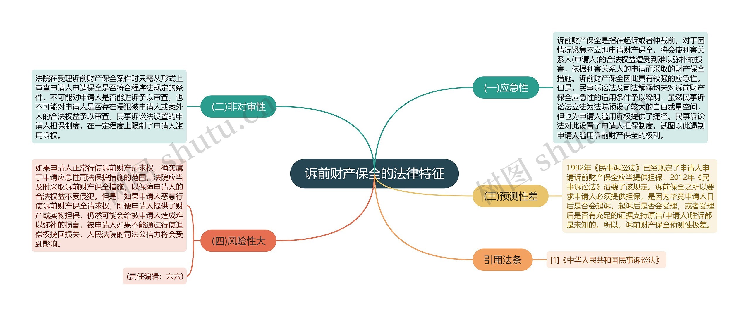 诉前财产保全的法律特征