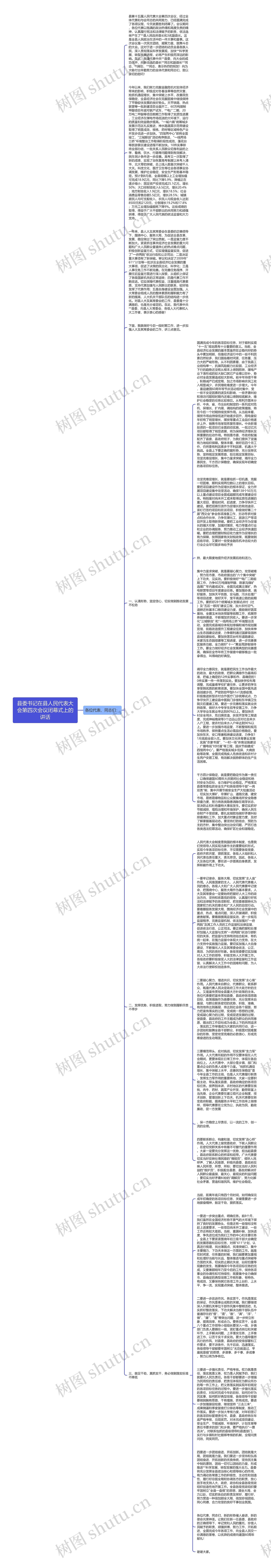 县委书记在县人民代表大会第四次会议闭幕式上的讲话