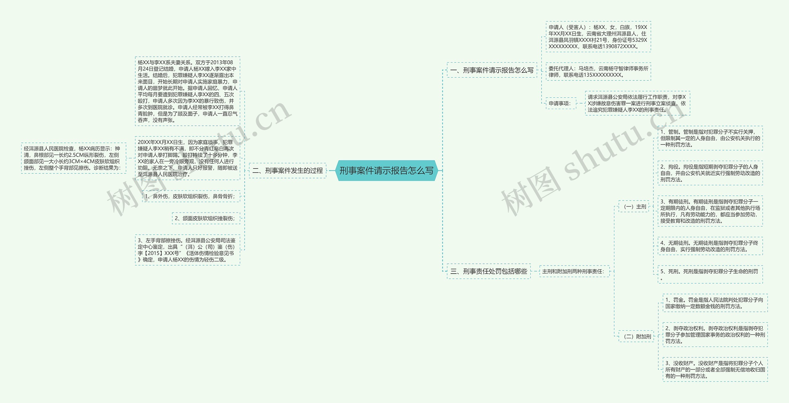 刑事案件请示报告怎么写