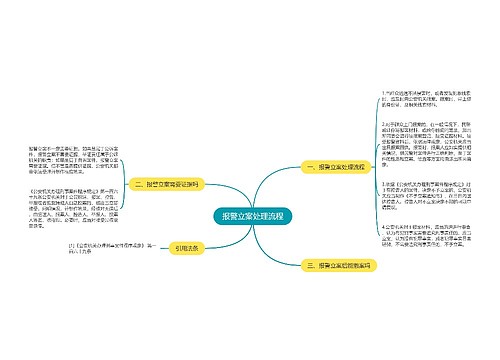 报警立案处理流程