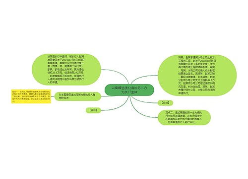 以离婚逃债应追加另一方为执行主体