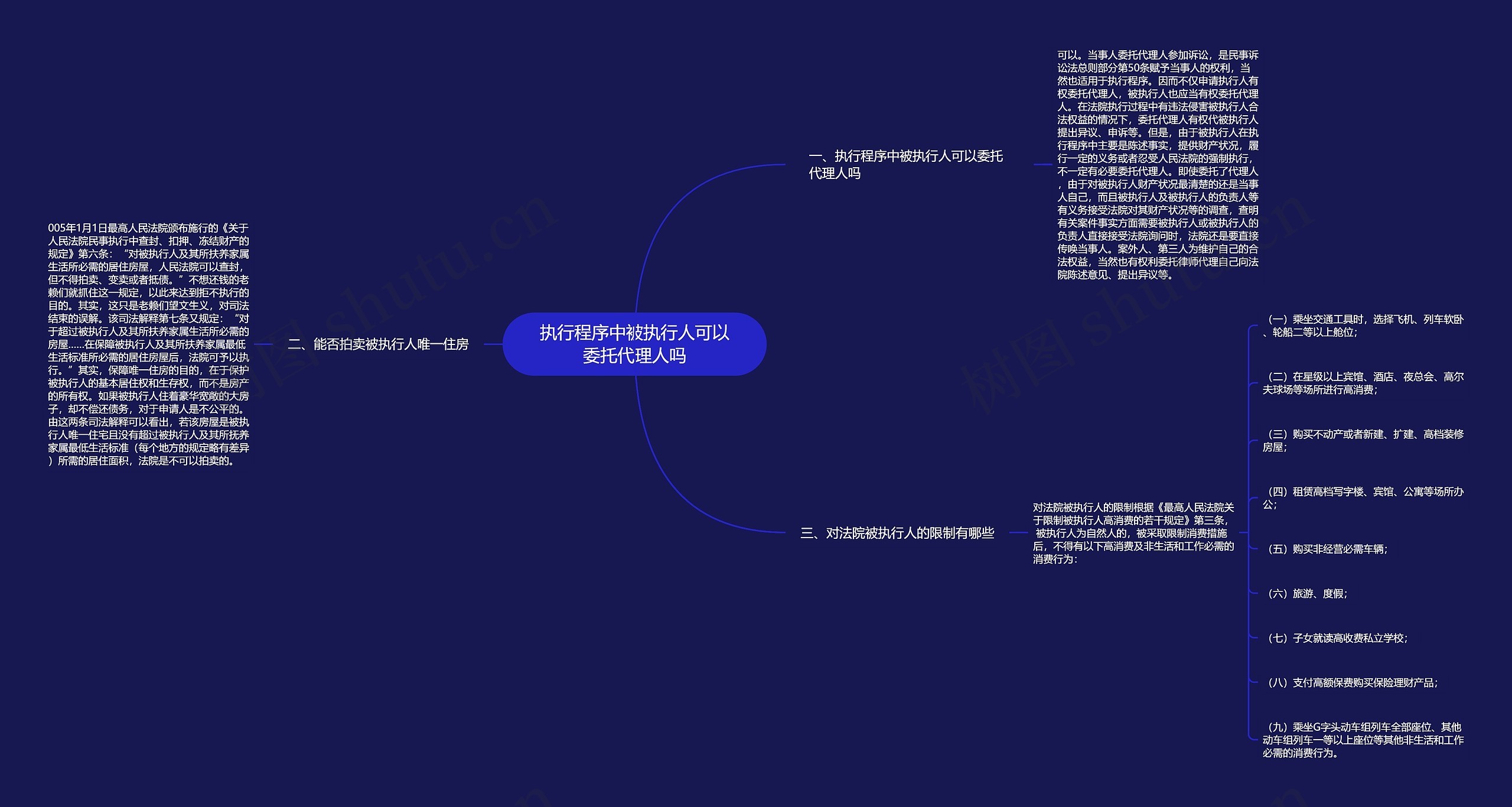 执行程序中被执行人可以委托代理人吗思维导图