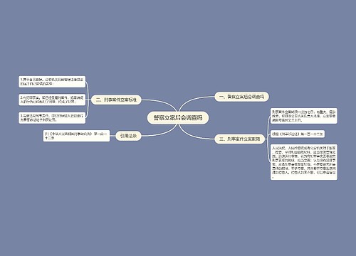 警察立案后会调查吗