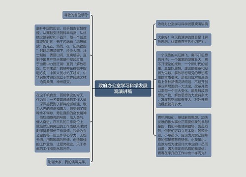 政府办公室学习科学发展观演讲稿